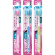 Systema Haguki Plus Toothbrush, Wide Regular Medium Set (E51) Pieces, random shipping color, color c