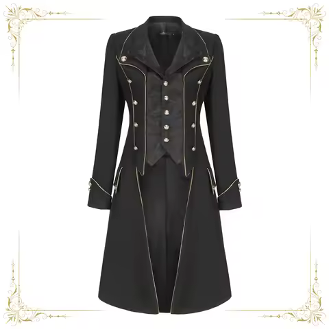 - Forever Rose - Ouji Lolita Coat Prince Handsome Wind Coat by Immortal Thorn