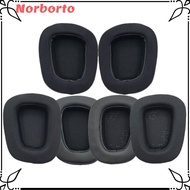 NORBORTO 1Pair Ear Pads, Foam Gaming Headphone Ear Cushion Cover, Soft Accessories Replacement Spong