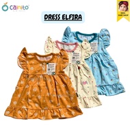 3Pcs CAINITO Baby Girl Dress YESI Baby Doll Ribbon Strap Dress | ELFIRA Dress Baby Dress Baby Girl D