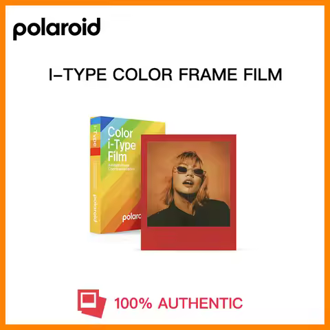 Polaroid Instant Camera Film for I-Type Color Film Color Frame Golden Moments Moma