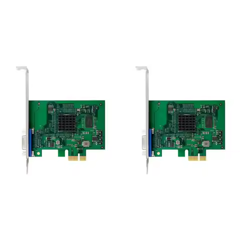 Exquisite-2X ST425 Pcie X1 AST2400 2K VGA Graphics Card 1920 X1200 32Bpp@60Hz For Win10/Win 11 32/64