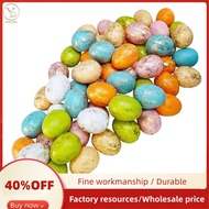 60 Pcs 6 Colors Foam Easter Eggs Pastel Easter Eggs Decorations Gold Easter Eggs Decorative Gold Spe