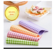 Gbake wax paper baking paper 18x18 50 sheets plaid