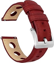 Barton Racing & Rally Horween Leather Straps with Integrated Quick Release Spring Bars - Standard Le