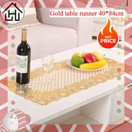 GOLD TABLE CLOTH TABLE COVER PREMIUM TABLE RUNNER PLACEMATS FOR DINNING TABLE