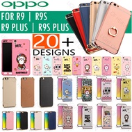 OPPO R9S case cover oppo r9s plus case luxury back case red rose gold oppo r9s plus cover