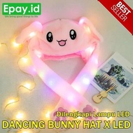 Nayeon Bunny Cute Hat Pink LED Light Bunny Hat