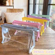 Transparent Pencil Case Office Student Pencil Cases School Supplies Kawaii Pen Box