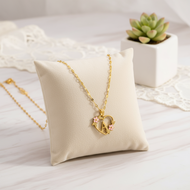 Elegant Stainless Steel Initial Letter Necklace for Women - Ideal Birthday Party Gift  Kalung Huruf 