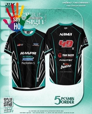 PETRONAS Baju jersey custom nama Thailand Viral Custom Tshirt Full Sublimation Microfiber Breathable