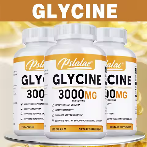 Glycine Supplement - Promotes Restful Sleep, Supports Cognitive Function, Emotional Balance and Neur