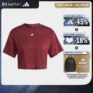 [CHỈ 10-11.9-VOUCHER 40%] adidas Training Studio Tee Women Burgundy IL3972