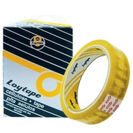 Loytape Cellulose Tape 24mm x 40m (Box of 6 Rolls)