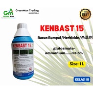 1L Kenbast 15 Racun Rumpai Sentuh Bakar (Same as Basta15)