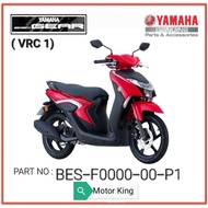 Cover Set + Stripe Yamaha Scooter Ego Gear ( VRC Red ) 100% HLY Original Yamaha