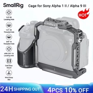 SmallRig A9 III Cage for Sony Alpha 1 II / Alpha 9 III with HawkLock H21 NATO Rail Built-in Arca-Swi