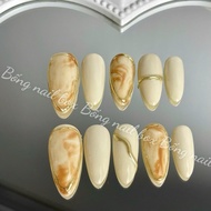 Nail box design Pieceg embossed stone pattern B99