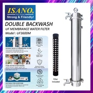Isano Double Backwash UF Membrane Water Filter UF3600M Outdoor Filter Stainless Steel ULTRA Filtrati