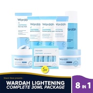 Terbaruuu!!! Paket Wardah Lightening Series 8 In 1 Complete 30Ml