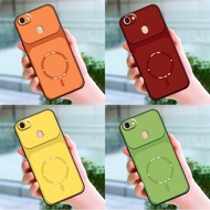 Case for Oppo F5 / F5 Youth / F7 / F7 Youth, basic color, lucky circle