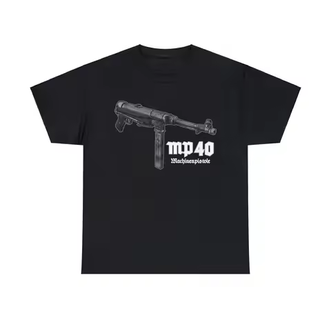 MP40 Submachine Gun T-Shirt 100% Cotton O-Neck Short Sleeve Summer Casual Mens T-shirt Size S-3XL