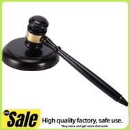 Wooden judge's gavel auction hammer with sound block for attorney judge auction handwork