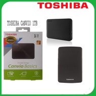 HDD Harddisk Hardisk Eksternal Toshiba Canvio 1TB 1 TB GARANSI RESMI