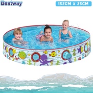 BESTWAY 55029 Kids Swimming Pool Children Play Pool Round Pool Cute Cartoon Small Swimming Pool For 