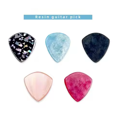 Universal Resin Guitar Pick Thickening Fast Picking Guitar Paddle Finger Shrapnel Guitar Accessories