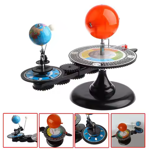 1set Sun Earth Moon Solar System Orbital Model Educational Planetarium Project Sun Earth Moon Orbita