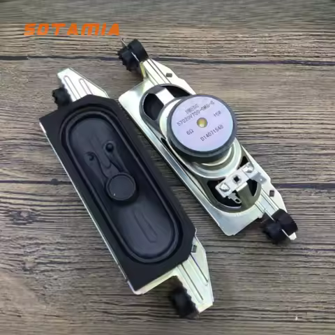 SOTAMIA 2Pcs LCD TV Audio Speaker 6 Ohm 10W Fever Grade High and Low Sound LCD Speaker for TCL Skywo