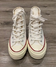 二手九成新 converse 1970 白色高筒帆布鞋 4.5號