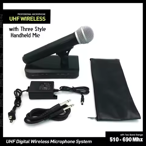 BLX4 UHF Digital Wireless Microphone System BLX24 with Handheld Super-Cardioid Transmitter For Live 