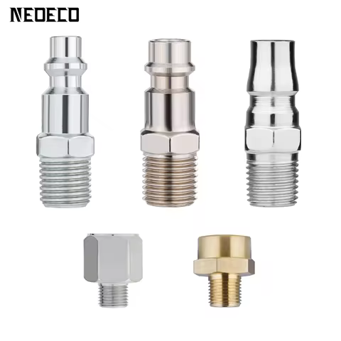 Quick Release Male Air Hose Fitting JP US EU Air Coupler PM20-1/4" BSP for Airbrush Compressor Tools