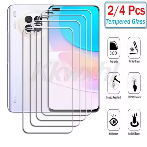 2-4PCS 9H HD Tempered Glass For Honor 50 Lite 6.67" Huawei Nova 8i Nova8i Honor50Lite NTN-L22D Scree