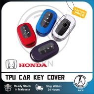 Honda 2022 2023 HR-V CIVIC FE 1.5E 1.5V 1.5RS  Chrome TPU Car Key Cover Casing Accessories Fashion R