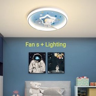 Fan s+Lighting—創意立體兒童吸頂風扇燈(包送包安裝)