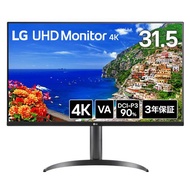 LGエレクトロニクス 32UR550K-B 31.5型 UHD Monitor 4K DCI-P3 90% HDR対応 ノングレア 5W+5W スピーカー  ブラック