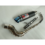 Exhaust NOO LAMLUKKA canister 1set openpipe bigelbow highmount for xrm 125/100/110 smash raider115J1