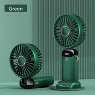 10000mAh Mini Fan USB Rechargeable Mini Fan Adjustable Cooling Fan Handheld Fan with Display Fan 5 Speed