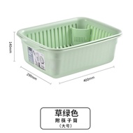 Asvel Japan Import Kitchen Bowls and Chopsticks Storage Box Countertop Bowls and Dishes Draining Rac