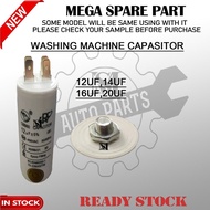 WASHING MACHINE PIN CAPASITOR 12UF,14UF,16UF,20UF