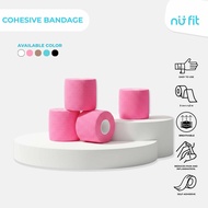 NU - FIT - Cohesive Bandages 5cm x 4.5M - Elastic Bandage - Wristape Elastic Bandage Adhesive Bandag