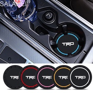 2PC PVC Silicone Car Coaster Water Cup Bottle Holder Mat Non-Slip Pad For Toyota TRD Corolla Auris Prius Chr Alphard Accessories