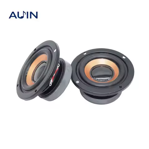 2 Pcs/Lot 63mm 4 Ohm 5W Speakers Subwoofer 45 Core Magnetic Round Bass Loudspeaker DIY Mini Portable