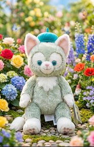 香港迪士尼樂園 Duffy and Friends Gelatoni 東尼貓 畫家貓 S Size 小號 毛公仔 可著衫 換衣服 全新正版有牌 Disneyland HKDL 生日禮物