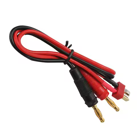 34cm RC Connector Cable T Plug RC Battery Charge To 4mm Banana Connector For IMAXs B6 B6AC B8 Charge