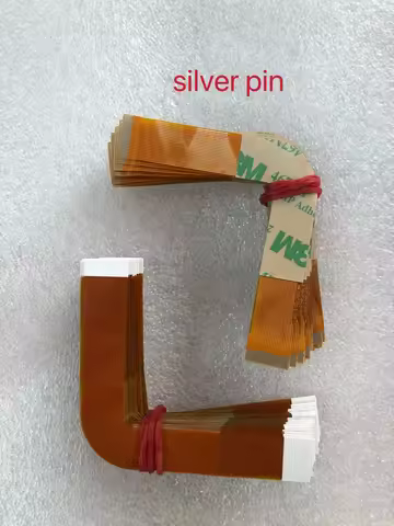 50pcs/lot Silver Pin Ribbon Cable 7000x 75000 77000 Laser Lens for PS2 Slim Flex Connection SCPH 700