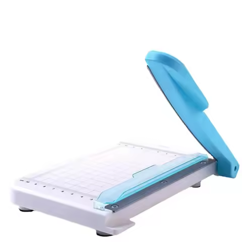 Paper Cutter Paper Trimmer 4x6 Inch Portable Photo Paper Guillotine Built-In Ruler Office Stationery